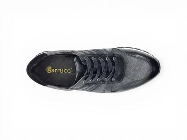 Fashion Sneaker Calfskin with Canvas inlaid