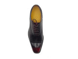 Carrucci Shoes Cap Toe Calfskin Oxford Dress Shoe