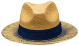 Bruno Capelo Castro Natural Straw Snap Brim Fedora