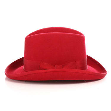 Ferrecci Godfather in Red Australian Wool Felt Homburg