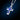 Gemstone Cross Pendant - Sapphire