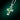 Gemstone Cross Pendant - Emerald