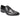 Giovanni Joel Perforated Patina Blucher Dress Shoe in Black #color_ Black