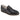Giovanni Loyd Two Tone Leather Penny Loafer in Black #color_ Black