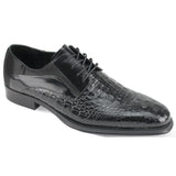 Giovanni Mason Genuine Leather Oxford in Black