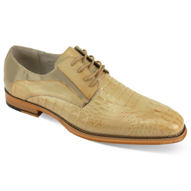 Giovanni Mason Genuine Leather Oxford in Natural
