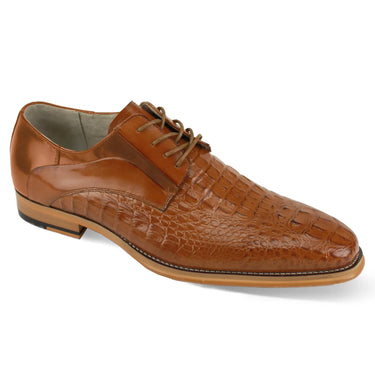 Giovanni Mason Genuine Leather Oxford in Tan
