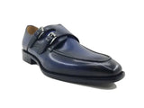 Carrucci Shoes Double Monk Strap Leather Loafer