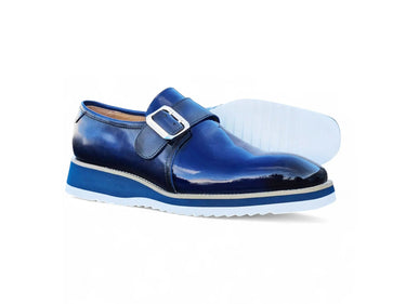 Carrucci Shoes Patent Leather Monkstrap Slip-On — view 12