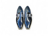 Carrucci Shoes Patent Leather Monkstrap Slip-On