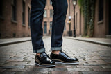 Carrucci Shoes Patent Leather Monkstrap Slip-On — view 5