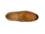 Carrucci Shoes Patina Burnished Penny Loafer Sneaker