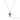 Gemstone Cross Pendant - Emerald