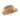 Montique Domino Effect Pinch Front Straw Fedora in Tan