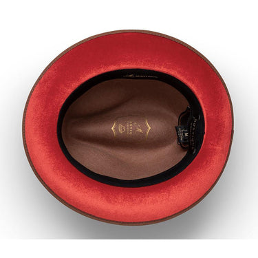 Montique Kingpin Red Bottom Wool Fedora
