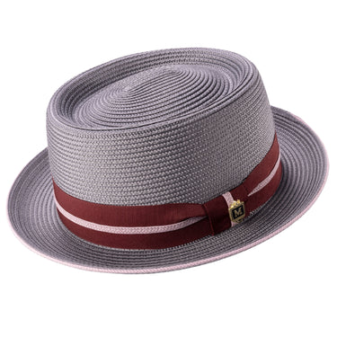 Montique Montego Men’s Straw Pork Pie Hat