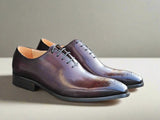 Carrucci Shoes Hand Burnished Wholecut Calf Oxford