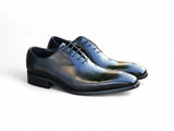 Carrucci Shoes Hand Burnished Wholecut Calf Oxford in Black