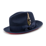 Montique Kingpin Red Bottom Wool Fedora