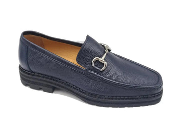 Carrucci Shoes Horsebit Loafer Lug Sole Black — view 23