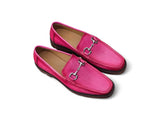 Carrucci Shoes Horsebit Loafer Lug Sole Black