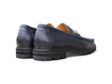 Carrucci Shoes Horsebit Loafer Lug Sole Black — view 19