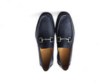 Carrucci Shoes Horsebit Loafer Lug Sole Black — view 21
