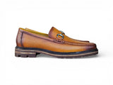 Carrucci Shoes Horsebit Loafer Lug Sole Black — view 12
