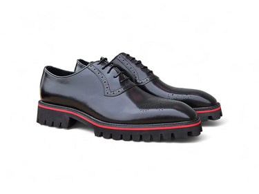 Carrucci Shoes Hybrid Lug Oxford Dress Shoe in Black
