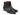 Paul Parkman Men's Black Floater Leather Side Zipper Boots