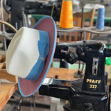 Bellissimo Fox Two Tone in Antique Rose Panama Hat