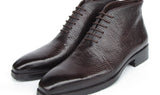 Paul Parkman Men's Brown Floater Leather Ankle Boots