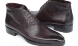 Paul Parkman Men's Brown Floater Leather Ankle Boots