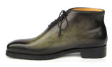 Paul Parkman Men's Green Patina Ankle Boots