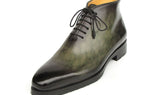 Paul Parkman Men's Green Patina Ankle Boots