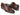 Paul Parkman Men's Brown Genuine Ostrich Oxford Shoes