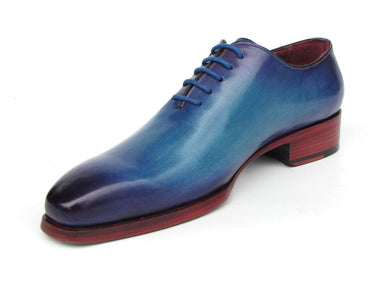 Paul Parkman Goodyear Welted Wholecut Oxfords Blue & Turquoise