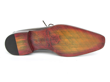 Paul Parkman Green Genuine Ostrich Leg Bicycle Toe Oxfords