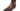 Paul Parkman Brown Burnished Woven Leather Zipper Boots