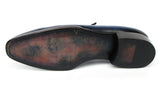 Paul Parkman Men's Blue Patina Handmade Loafers