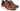 Paul Parkman Men's Brown Hand-Painted Woven Leather Sneakers