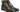 Paul Parkman Men's Green & Brown Hand-Painted Cap Toe Boots