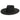Stetson JW Marshall Fur Felt Firm Wide Brim Hat in Black
