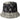 Kangol Denim Mash Up Bucket in Black Topstitch