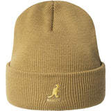 Kangol Acrylic Pull On Double Branded Beanie in Camel OSFM