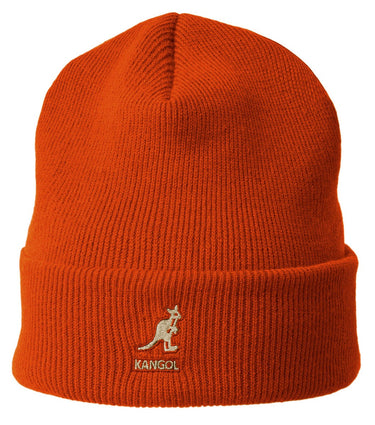 Kangol Acrylic Pull On Double Branded Beanie in Safety OSFM