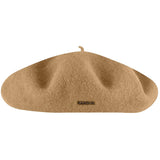 Kangol Anglobasque Wool Beret in Camel