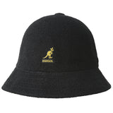 Kangol Bermuda Casual Bucket Hat in Black / Gold