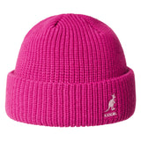 Kangol Cardinal 2-way Beanie Double Branded Beanie in Electric Pink OSFM