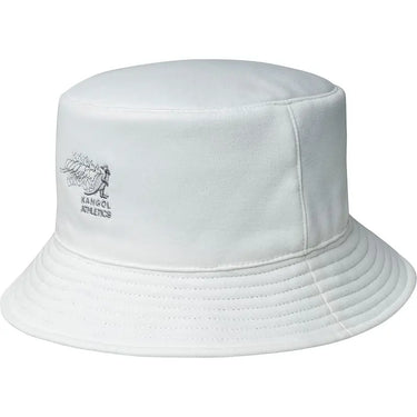 Kangol Club Rev Reversible Bucket Hat in White / Green #color_ White / Green
